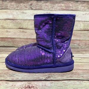 Ugg Purple Sequin Short Classic Short